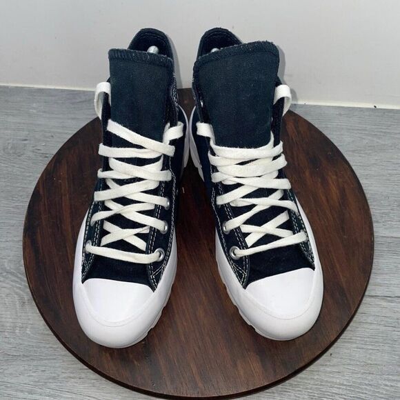 Converse Chuck Taylor All Star Women’s 6 Lugged Platform High-Top Sneaker Black - Picture 6 of 10